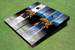 University Of Kentucky Wildcat Field Alternating Long Strip Themed Cornhole Boards