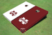 Mississippi State University Alternating Solid Cornhole Boards