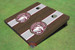 Mississippi State University Bulldog Head Maroon Onyx Matching Long Strip Cornhole Boards
