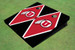 University Of Utah 'U' Red And Black Matching Diamond Cornhole Boards