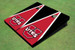 University Of Utah 'UTES' Red And Black Matching Triangle Cornhole Boards