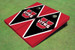 University Of Utah 'UTES' Black And Red Matching Diamond Cornhole Boards