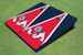 Fresno State Bulldog Red And Navy Blue Matching Triangle Cornhole Boards