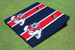 Fresno State Bulldog Red And Navy Blue Matching Long Stripe Cornhole Boards