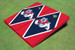 Fresno State Bulldog Navy Blue And Red Matching Diamond Cornhole Boards
