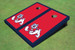 Fresno State Bulldog Red Matching Border Cornhole Boards