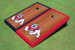 Fresno State Bulldog Rosewood Alternating Border Cornhole Boards