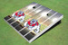 Fresno State Bulldog Stadium Long Strip Themed Cornhole Boards