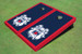 Fresno State Bulldog 'Dog Face' Navy Blue Matching Border Cornhole Boards