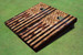 Custom American Flag Burned Wood Look Custom Cornhole Board