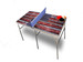 American Flag Rustic Portable Table Tennis Ping Pong Folding Table w/Accessories