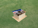 American Flag With Harley in Desert Cornhole Pro Air Mail Box