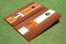 University Tennessee Rosewood Alternating Long Stripe Cornhole Boards