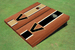 Vanderbilt University Rosewood Alternating Long Stripe Cornhole Boards
