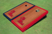 University Of Mississippi Rosewood Alternating Border Cornhole Boards University Of Mississippi Rosewood Alternating Border Cornhole Boards