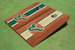 University Of South Florida Rosewood Alternating Long Stripe Cornhole Boards University Of South Florida Rosewood Alternating Long Stripe Cornhole Boards