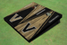 Vanderbilt University Wood Look Alternating Triangle Cornhole Boards