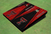 Texas Tech University Alternating Wood Look Triangle Cornhole Boards