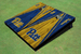 University of Pittsburgh Alternating Wood Look Triangle Cornhole Boards
