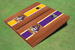 Eastern Carolina University Rosewood Alternating Long Stripe Cornhole Boards