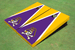 East Carolina University Purple and Yellow Matching Triangle Cornhole Boards