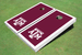 Texas A&M Maroon Matching Border Cornhole Boards