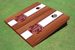 Texas A&M White Rosewood Matching Long Stripe Cornhole Boards