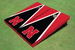 University of Nebraska Black And Red Matching Triangle Cornhole Boards University of Nebraska Black And Red Matching Triangle Cornhole Boards
