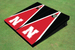 University of Nebraska Red  And  Black Matching Triangle Cornhole Boards