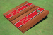 University of Nebraska Red Rosewood Matching Long Stripe Cornhole Boards
