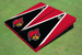 University of Louisville Black And Red Matching Triangle Cornhole Boards