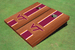 Virginia Tech Maroon Rosewood Matching Long Strip Cornhole Boards