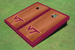 Virginia Tech Maroon Rosewood Matching Border Cornhole Boards Virginia Tech Maroon Rosewood Matching Border Cornhole Boards