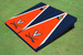 University of Virginia Orange And Navy Matching Triangle Cornhole Boards