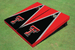 Texas Tech University Black And Red Matching Triangle Cornhole Boards Texas Tech University Black And Red Matching Triangle Cornhole Boards