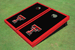Texas Tech University Black Matching Border Cornhole Boards