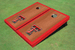 Texas Tech University Red Rosewood Matching Borders Cornhole Boards