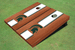 Michigan State University White Rosewood Matching Long Stripe Cornhole Boards