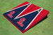 University Of Mississippi Navy And Red Matching Triangle Cornhole Boards