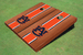 Auburn University Orange Rosewood Matching Long Stripe Cornhole Boards