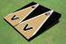 Vanderbilt University Gold And Black Matching Triangle Cornhole Boards Vanderbilt University Gold And Black Matching Triangle Cornhole Boards