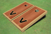 Vanderbilt University Gold Rosewood Matching Border Cornhole Boards
