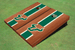 University Of South Florida Green Rosewood Matching Long Stripe Cornhole Boards