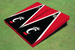 University Of Cincinnati Black And Red Matching Triangle Cornhole Boards