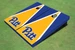 University of Pittsburgh Yellow And Royal Matching Triangle Cornhole Boards