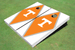 University Of Tennessee Orange And White Matching Diamond Cornhole Boards
