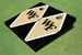 Wake Forest University Gold And Black Matching Diamond Cornhole Boards
