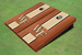 Wake Forest University Gold Rosewood Matching Long Stripe Cornhole Boards