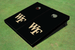 Wake Forest University Black Matching Solid Cornhole Boards