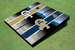 Georgia Tech Field Long Strip Alternating Themed Cornhole Boards